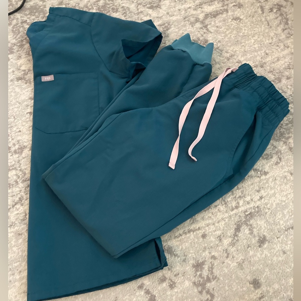 Figs Caribbean blue set